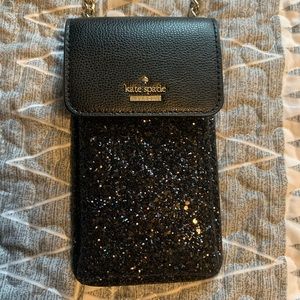 Kate Spade North South Glitter Phone Crossbody